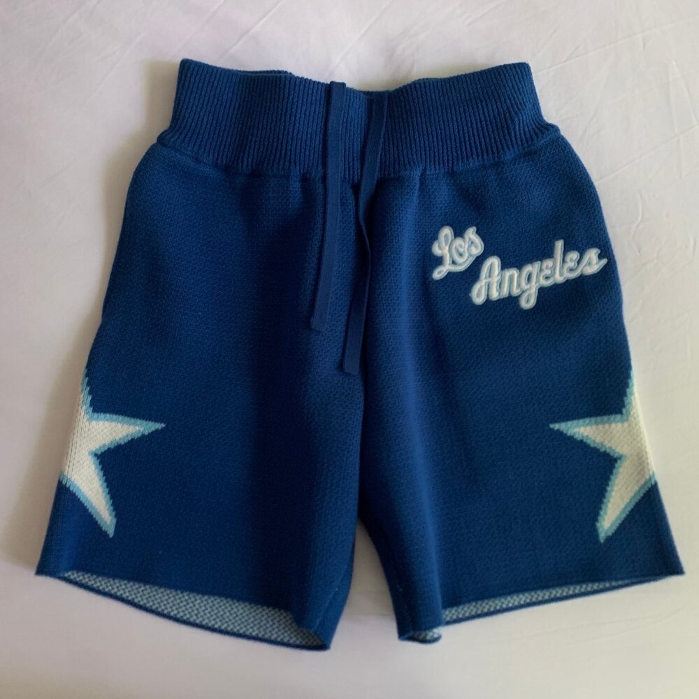 Madhappy x Mitchell & Ness - Los Angeles Lakers Dodgers Colors Knit Shorts